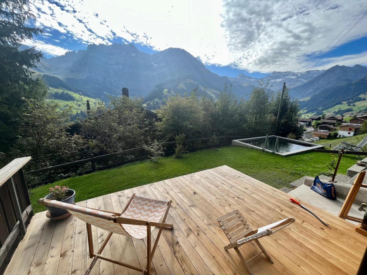 Chalet Sonnenheim, Wohnung Mit Panoramafenster Αντελμπόντεν Εξωτερικό φωτογραφία